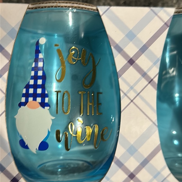 Brand new TMD stemless wine set of 2 Glasses - Picture 4 of 4